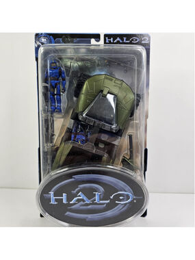 SEALED Halo 2 JoyRide Studios Warthog With Blue Assault Team Series 2 75715A '05